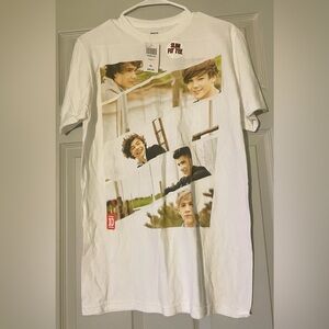 1D Band Photo Print Shirt